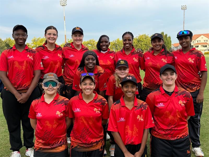 The Wanderers Chariots Ladies team at Wanderers Club on March 28, 2026. Photo: Supplied