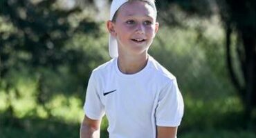 Young tennis star Leon Bezuidenhout. Photo: Supplied