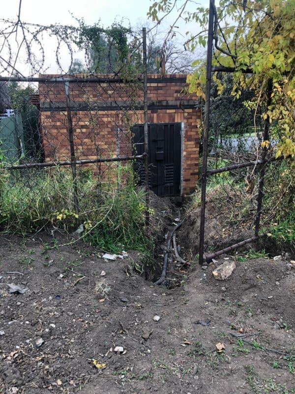 Residents say they are battling without electricity while exposed cables and open trenches near a school, clinic and community facilities raise concerns over public safety.