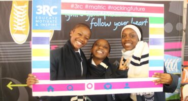 Nomthandazo Malinga, Sfundo Mkhonza, and Jacqueline Mweza attend the Rocking Future Career Expo at Parktown High School for Girls on May 27, 2026. Photo: Thato Modopi
