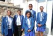 Tshiamo Koole, Zinhle Motaung, Mbalenhle Sibiya, Karabo Mdyogolo and Amohelang Mkhethoni at the Young Engineers Movement Hackathon at ORT South Africa in Houghton Estate on June 22, 2026. Photo: Thato Modopi