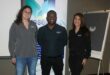 Rosebank District Management district manager Mikhaela Donaldson, Basil Ngakane, and Claudia Muller on May 28, 2026. Photo: Asanda Matlhare