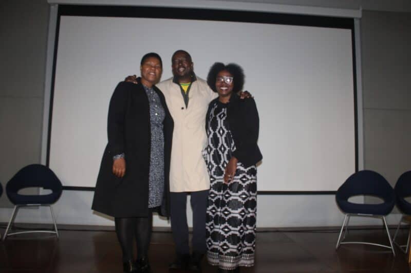 Dr Phatiswa Magopeni with Moalusi and Lister Namumba-Rikhotso on June 18, 2026. Photo: Asanda Matlhare