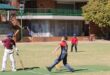 A Stallions bowler charges in during the team's cricket match against Dobsonville at Craighall Primary School on July 5. Photo: Thato Modopi