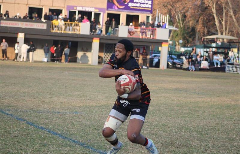 Wanderers rugby player, Siya Ngcobo secures the ball on June 27, 2026. Photo: Asanda Matlhare. Photo: Asanda Matlhare