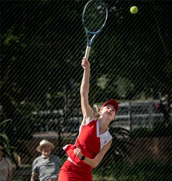 St Mary's School, Waverley tennis player Nini Pieterse is preparing her best serves for the Gauteng Central tennis interprovincial tournament, after coming out victorious in all her trial matches.