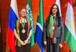 Parktown High School for Girls Olympiad participants, Abigail Oosthuizen and Ammarah Patel. Caption: Parktown High School for Girls Olympiad participants, Abigail Oosthuizen and Ammarah Patel. Photo: supplied