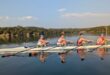 A St John's College rower with his crew. Photo taken in 2026 and supplied