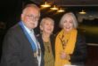 Outgoing president Jankees Sligcher, new president Judy Symons and a fellow club member Helen Bramwell at the presidential induction at Parkview Golf Club. Photo: Thato Modopi