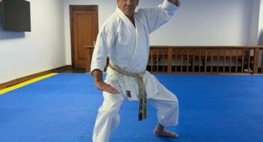 Karate master Malcolm Dorfman in his new dojo in Parkwood. Photo: Supplied