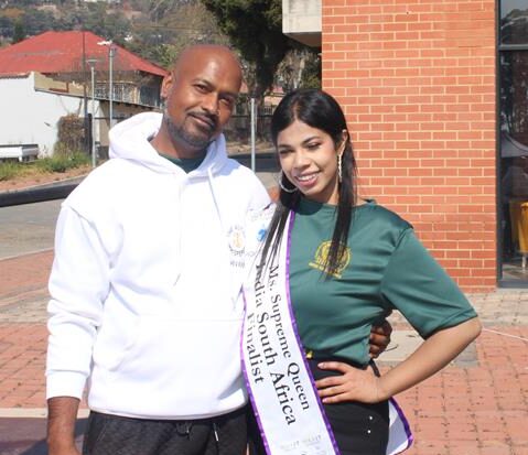 Founder of Shujaa Centre For Excellence Shivaan Vandeyar and Showayta Rambhajan at the autism open day on July 25, 2026. Photo: Thato Modopi