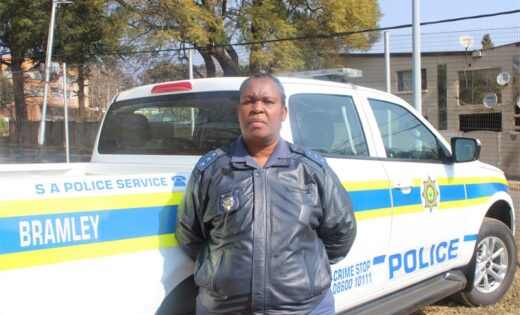 Captain Bridget Kgomotso Dladla, who joined the South African Police Service in 1998, was honoured during an awards ceremony at Bramley SAPS on July 29, 2026. Photo: Thato Modopi