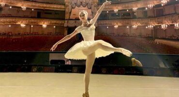 RSB student Candice Desilets shows off her moves at Vaganova Academy in 2026. Photo: Supplied.