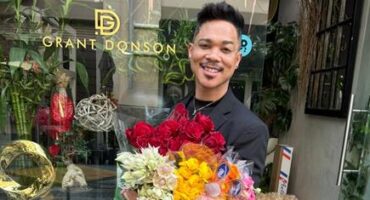 Entrepreneur and founder of Flowers by Grant Donson, Grant Donson prepares to arrange a bouquet in his store on August 19, 2026. Photo: Asanda Matlhare