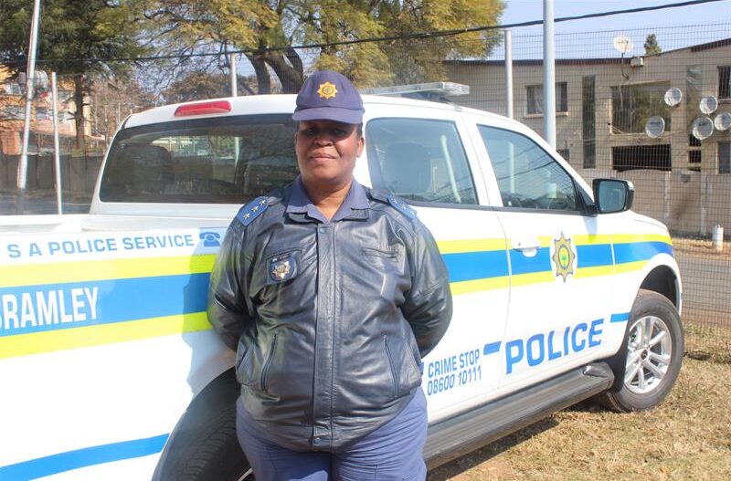Captain Bridget Kgomotso Dladla, who joined the South African Police Service in 1998, was honoured during an awards ceremony at Bramley SAPS on July 29, 2026. Photo: Thato Modopi