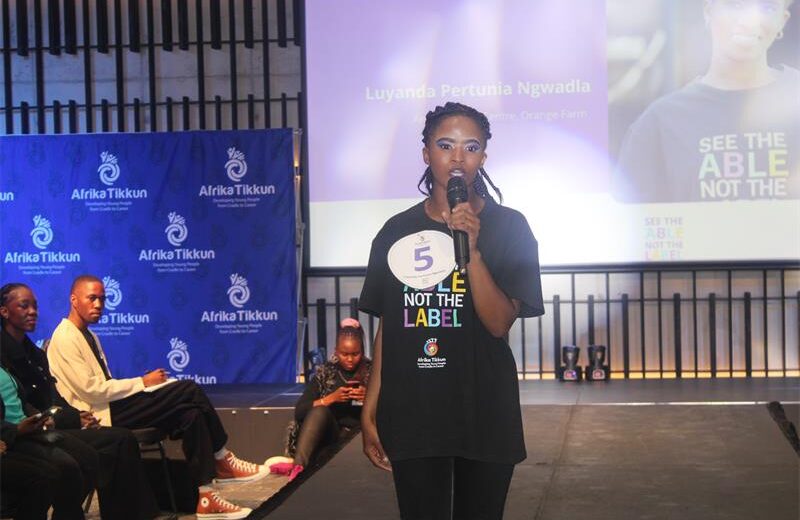: Luyanda Ngwadla introduces herself as a contestant on July 31, 2026 . Photo: Asanda Matlhare