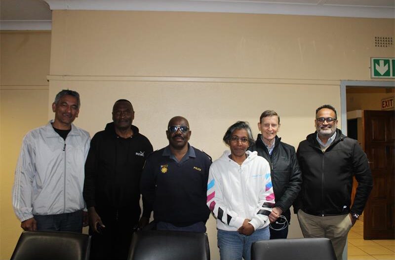 Bramley Community Policing Forum Sector 2 members at the monthly meeting on August 4, 2026. Photo: Asanda Matlhare