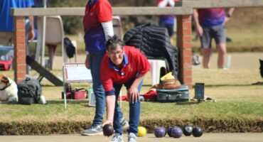 Chrissie Hough measures the field before bowling on August 9, 2026. Photo: Asanda Matlhare