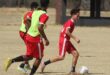 BSI Football Academy player Giovanni Ferrera leads with the ball on August 21, 2026. Photo: Asanda Matlhare