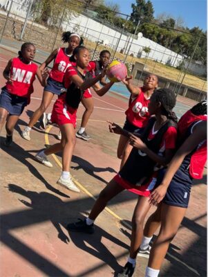 NFF and G-Stars players battle for possession during their match at the NFF Fundraising Tournament at Paterson Park on August 15. Photo: Supplied