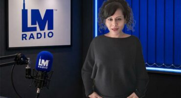 Natashia Bearam in the studio, where she continues to share her voice with listeners. Photo: Supplied