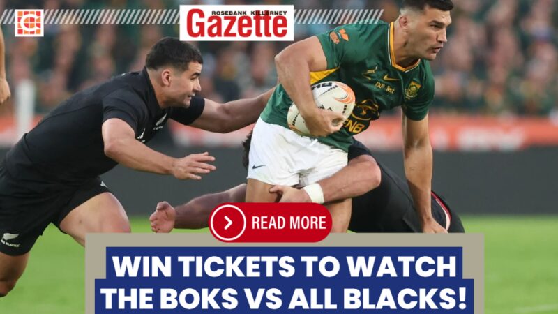 WIN DOUBLE TICKETS TO WATCH THE BOKS VS ALL BLACKS ON THE BIG SCREEN! Want to watch the Springboks take on the All Blacks on the big screen at CineCentre Killarney Mall?