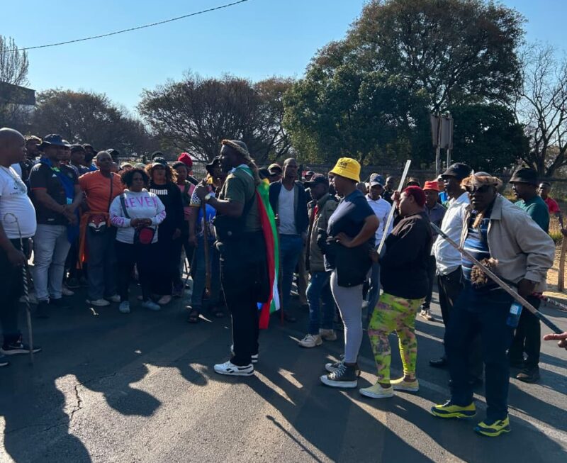 Khipinkunzi Ngubane addresses crowd on August 5, 2026. Photo: Asanda Matlhare
