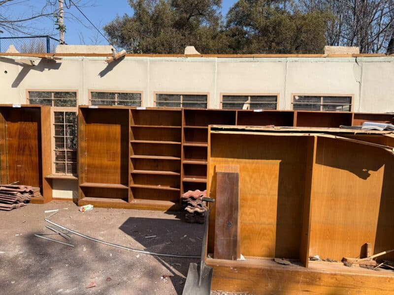 Parkhurst Library after library and information services management cleared the books. Photo: Supplied