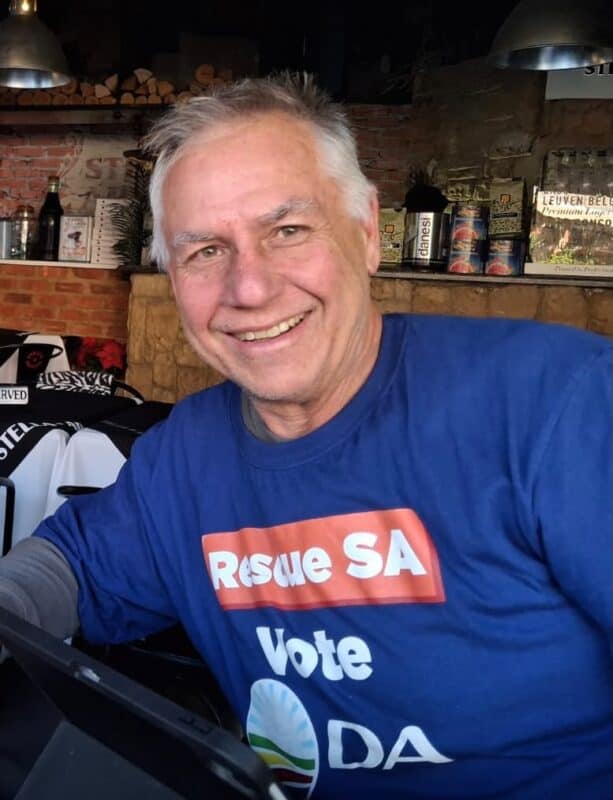 Councillor Tim Truluck notes that it is sad to see the collapse of the roof at Parkhurst Library. Photo: Supplied