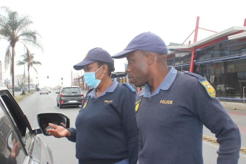 Female officers take the lead as 86 people and 59 vehicles are searched during a targeted road safety and crime-prevention drive.