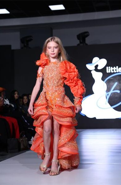 Isabella Marais models at SA Kids fashion week. Photo: Supplied