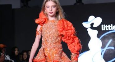 Isabella Marais models at SA Kids fashion week. Photo: Supplied
