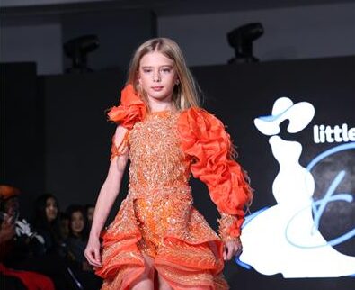 Isabella Marais models at SA Kids fashion week. Photo: Supplied