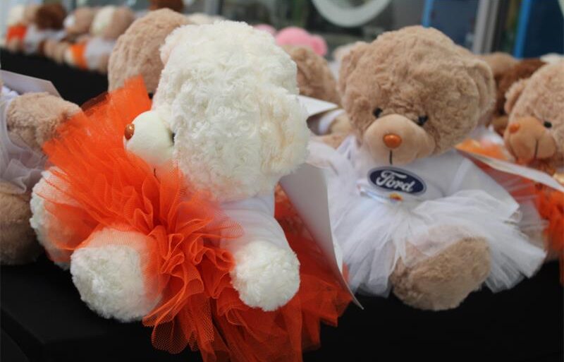 Description: Ford Motor Company teddy bears donated at the Nelson Mandela Children's Hospital on September 9, 2026. Photo: Asanda Matlhare