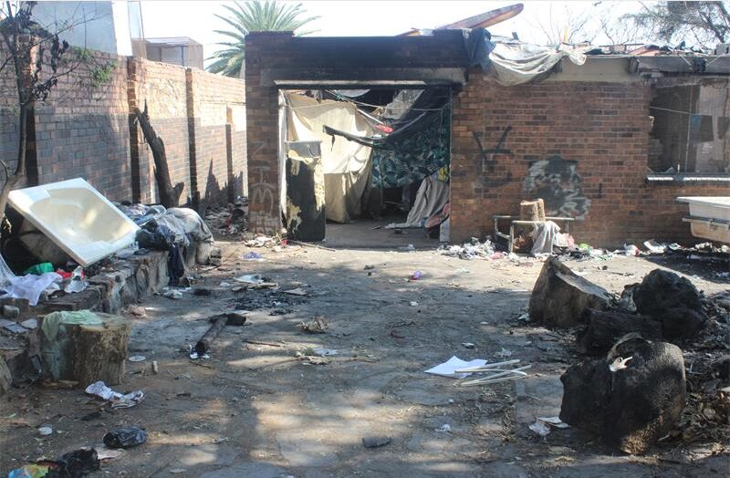 The poor state of the neglected property in Sydenham on August 28, 2026. Photo: Asanda Matlhare