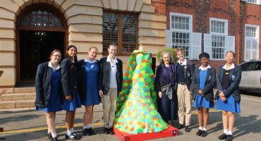 Parktown High School for Girls learners receive the mannequin on September 4, 2026. Photo: Asanda Matlhare