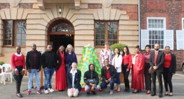 Parktown High School for Girls learners receive the mannequin on September 4, 2026. Photo: Asanda Matlhare