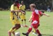 U14 Highlands Park player, aniel Lanzer on September 20, 2026. Photo: Asanda Matlhare
