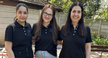 Speech therapist Fatima Bulbulia, Co-head and speech therapist Lindsay Segal and Co-head and speech therapist Nicole Chesler on September 3, 2026. Photo: Asanda Matlhare