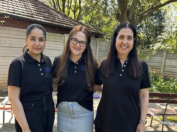 Speech therapist Fatima Bulbulia, Co-head and speech therapist Lindsay Segal and Co-head and speech therapist Nicole Chesler on September 3, 2026. Photo: Asanda Matlhare