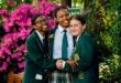 Kingsmead College deputy head girl Thandolwethu Mbatha, head girl Neo Mkwanazi and deputy head girl Chloe Chapman are elated about their leadership positions for 2027. Phot