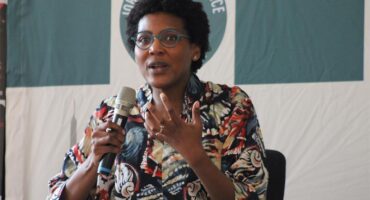 Executive director at PARI, Dr Sithembile Mbete in conversation with Khaya Sithole on October 17, 2026. Photo: Asanda Matlhare