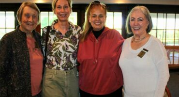 Barbara Angrove, Susanne Kuenster, Amina Ferenze, and Helene Bramwell at the weekly rotary meeting at Parkview Golf Club on October 1, 2026. Photo: Naziya Davids-Easthorpe