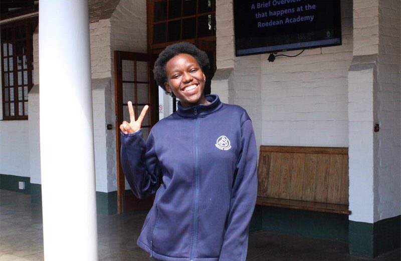 Roedean Academy learner Anathi Bam at Roedean School on October 16, 2026. Photo: Supplied