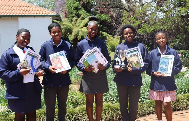 Roedean Academy learners with their certificates at Roedean School on October 10, 2026. Photo: Supplied