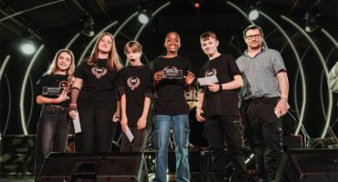 High Voltage, from School of Rock, secured second place in the junior division. Photo: Supplied