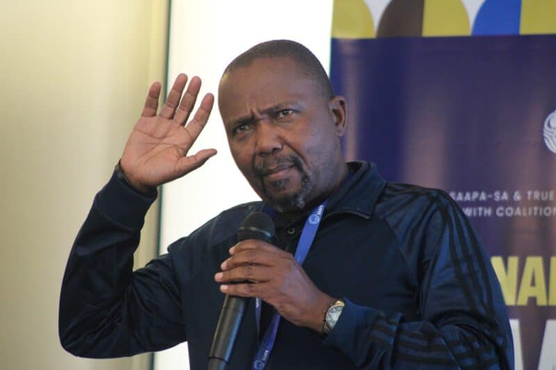 Department of Social Development’s Acting Chief Director for Social Crime Prevention and Anti-Substance Abuse Mogotsi Kalaemodimo talks about the department’s role on October 1, 2026. Photo: Asanda Matlhare