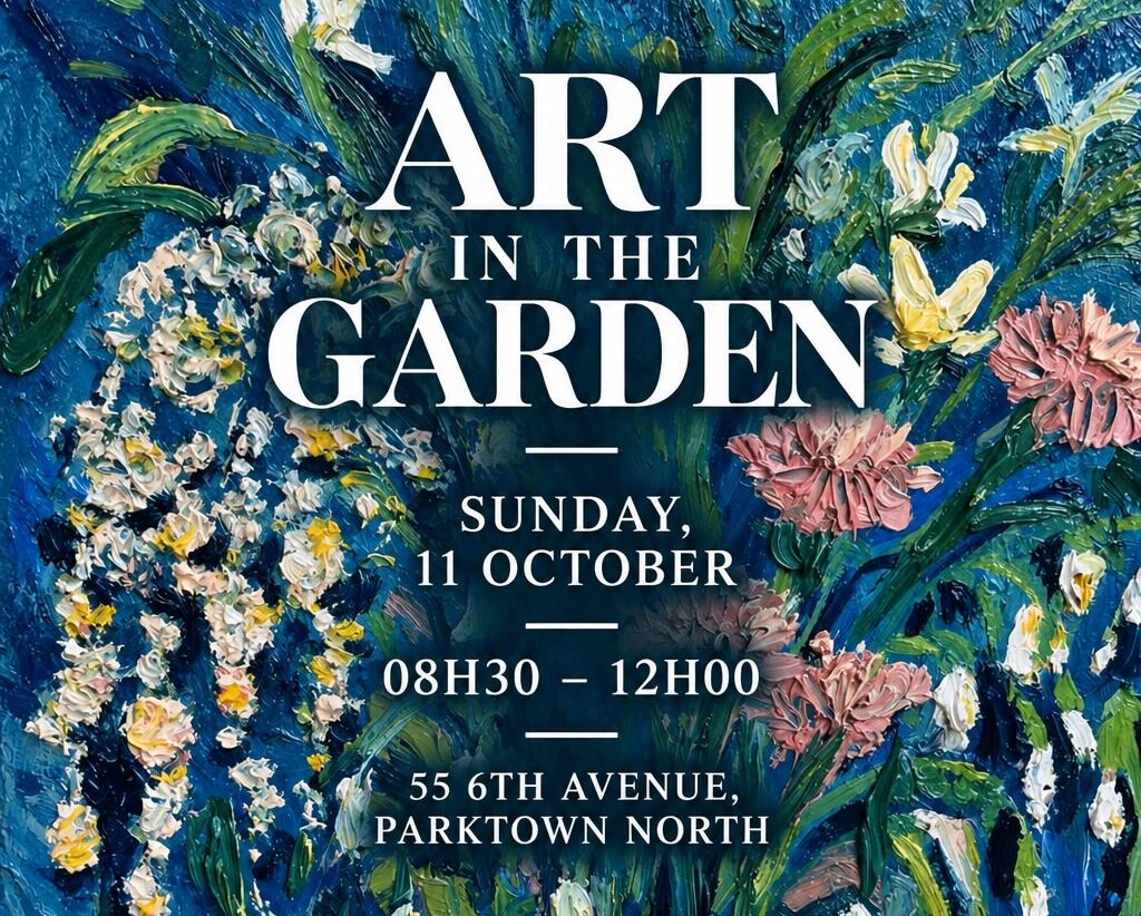 Art in the Garden returns to Parktown North for a relaxed morning of creativity