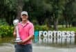 Warrick Purchase, last year's Fortress Invitational champion holds his trophy on October 10, 2025. Photo: Supplied
