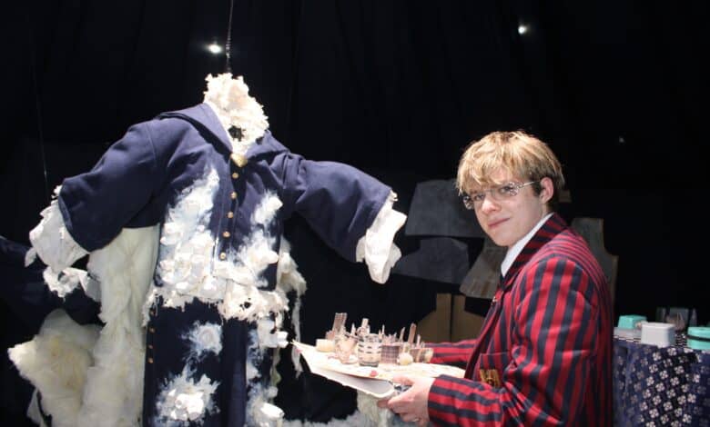 St John’s College artist Luke Summerton exhibits his work on October 13, 2026. Photo: Asanda Matlhare